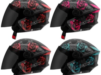 CAPACETE NEW LIBERTY 3 (FLOWERS) (VARIADOS)